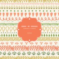 Abstract Stripes Frame Seamless Pattern Background