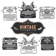 Vintage retro old typewriter collection N2