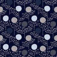 Abstract floral seamless pattern N9