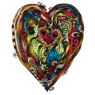 Original drawing doddle heart N4