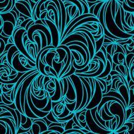 floral abstract seamless pattern