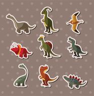 dinosaur stickers N6