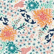 Vector floral seamless pattern N25