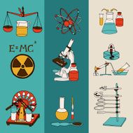 Science sketch banners N2