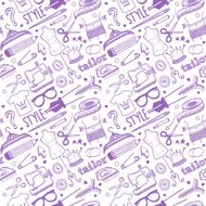 Seamless Style &amp; Fashion Pattern