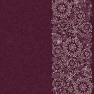 Vintage like floral card