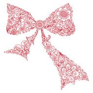 Floral bow