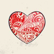 Hand drawn heart N2