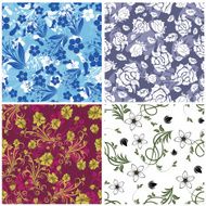 Seamless floral pattern set N5