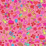 St valentine&#039;s seamless pattern