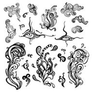 Hand drawn Grunge set