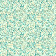 Seamless abstract hand-drawn texture N44