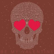 vector funny candy skull N6