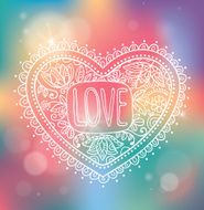 Love Doodle Background N4