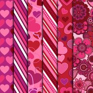 Valentine&#039;s Day Vector Backgrounds