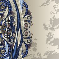 Vector abstract floral decorative background N21