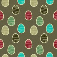 seamless pattern with easter eggs N18