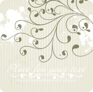 Floral Ornament Background for Vector Design N93