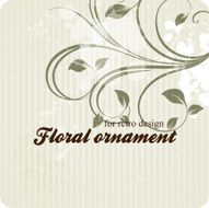 Floral Ornament Background for Vector Design N96