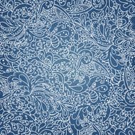 Denim background with floral pattern N7