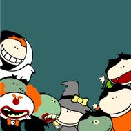 Cute Halloween background N2