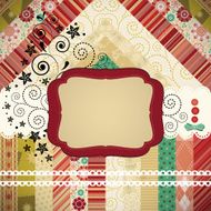 Scrap background made in the classic patchwork N2