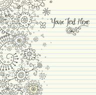Hand-Drawn Abstract Henna Doodles N3