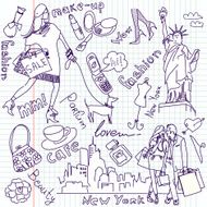 Shopping Doodles N3