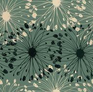 Green grunge circle pattern
