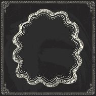 Doodle frame Chalkboard N22