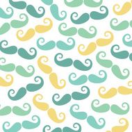 mustache pattern