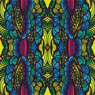 Hand drawn seamless pattern N93