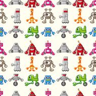 seamless robot pattern N15