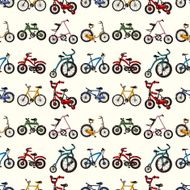 seamless bicycle pattern N10