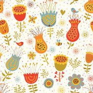 Cute seamless floral pattern N9
