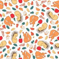 Seamless pattern with kids theme N2