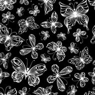Seamless duotone pattern