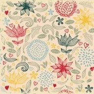 seamless floral colorful pattern N2