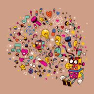 Cartoon Robot N475