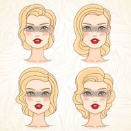 Retro hairstyle (average)