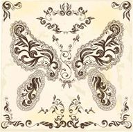 Floral elements and frames N3