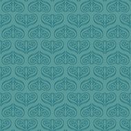 Seamless Elegant Turquoise Pattern
