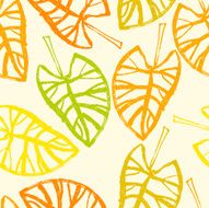 Floral hand-drawn pattern N2