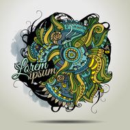 Decorative floral background N2