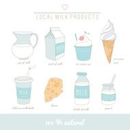 Collection of milk doodles N2
