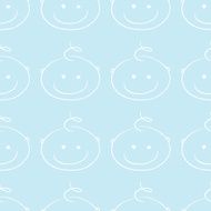 Seamless baby boy or girl wallpaper
