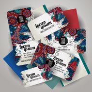 vector corporate Identity with floral theme N2