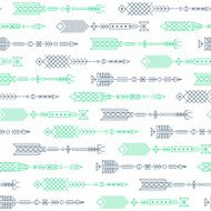 Seamless abstract pattern with stylized arrows N8