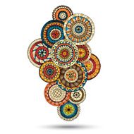 Henna Paisley Mehndi Doodles Design Element N14