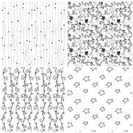 Abstract Hand Drawn Seamless Background Patterns N12